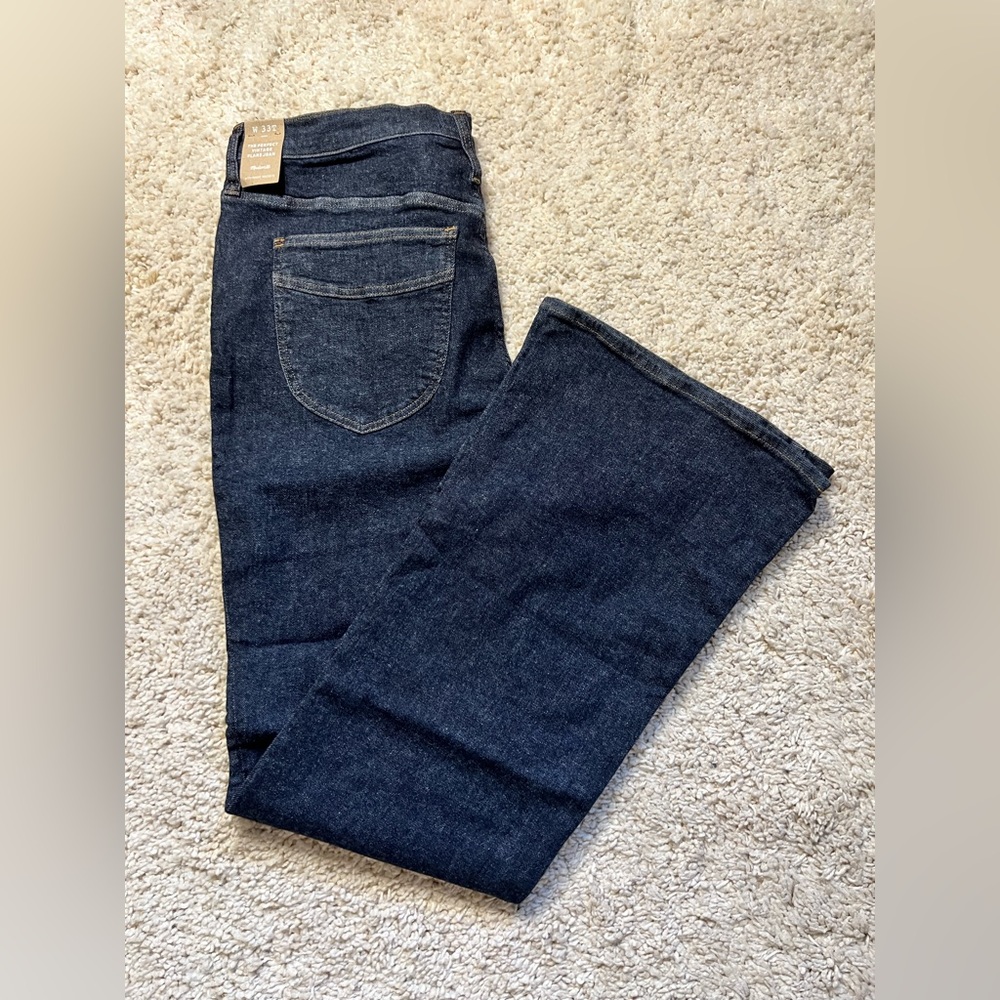 Madewell Perfect Vintage Flare Jeans Blue NWT Sz T33